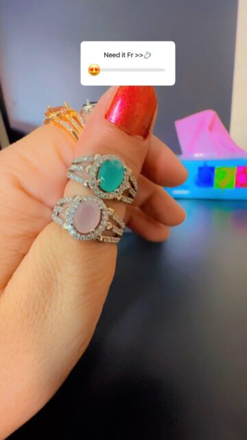This ring?? Yeah … she’s giving💍🛍️#shallyzubi #ringsreels #explorepage✨ #viralreel #fashionaccessories[ jewellerylovers trendyrings latestrings traditionalrings statementrings womenrings ringsforevents ]