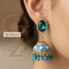 Sea green Jhumka Earrings