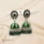 Oxidized Silver black-green color jhumka for women and girls for party wear new collection 2026