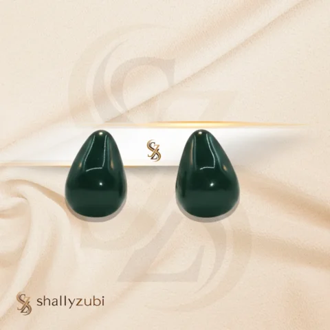 Green Jade Grop Earrings