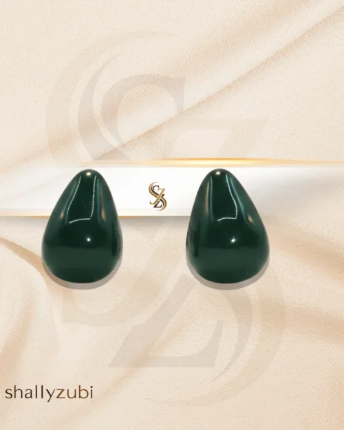 Green Jade Grop Earrings