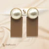 Antique Bronze Earrings with pearl stud & drop earrings