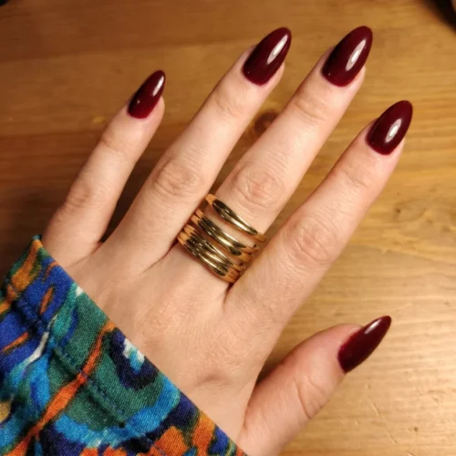 Multi layer stainless steel ring | With Ring-box