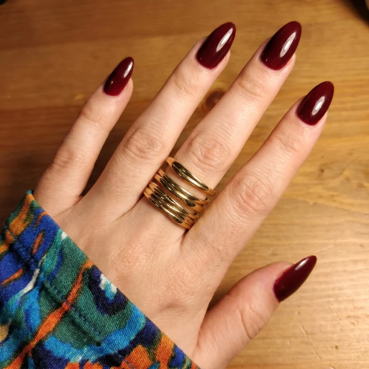 Multi layer stainless steel ring | With Ring-box